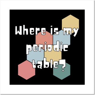 where is my periodic table? Posters and Art